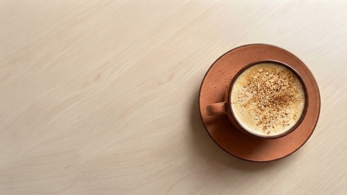 Capuchino servido en taza en YEL CAFÉ